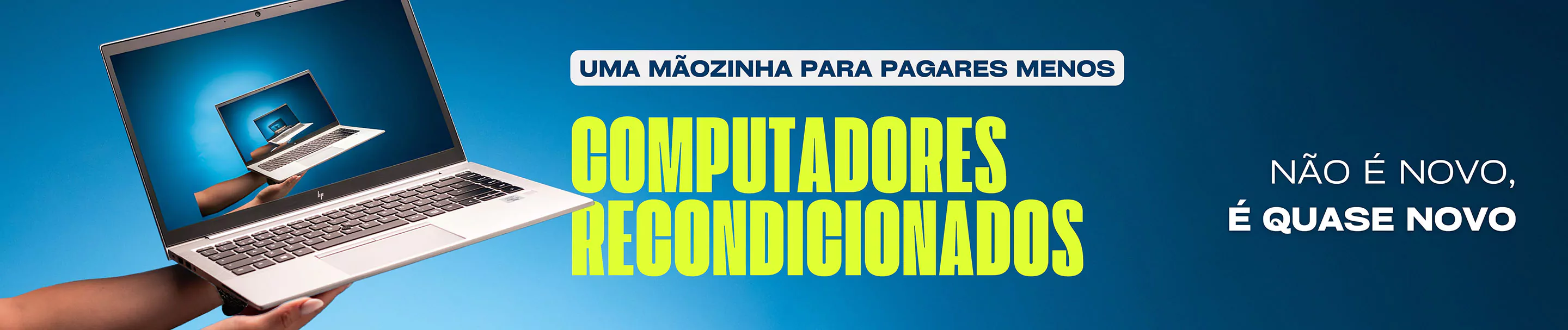 Computadores Recondicionados - não é novo, é quase novo