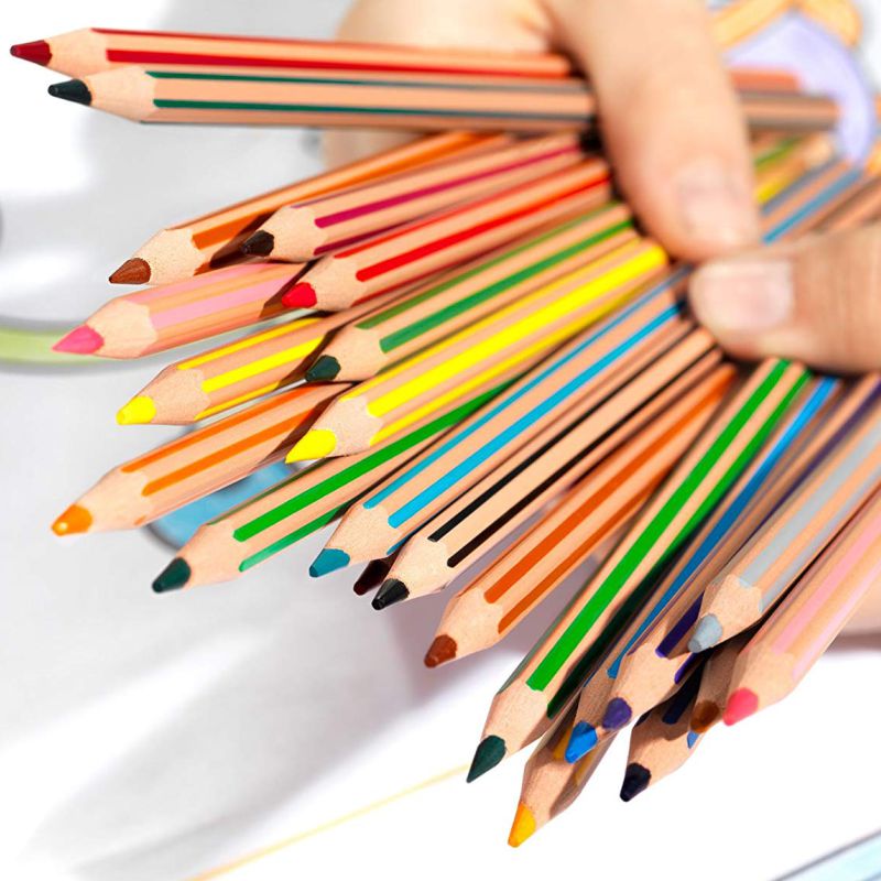 Lápis de Cor BIC Kids Evolution Stripes Pack 18 unidades 3