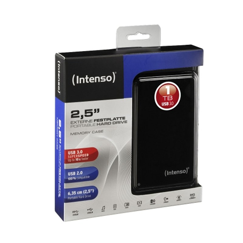 Disco Externo Intenso 1TB Memory Case 2.5´ - USB 3.0 3