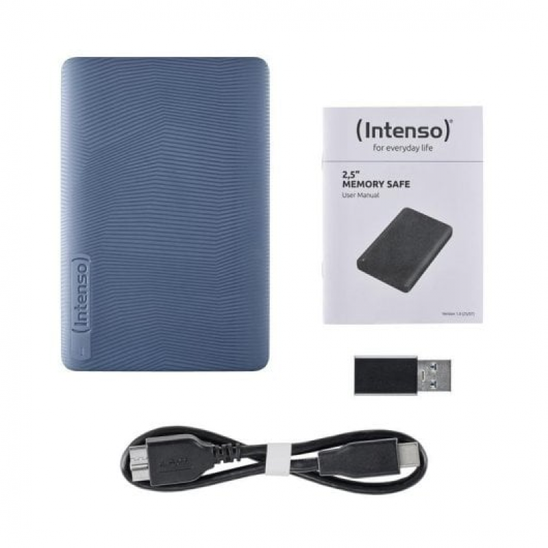 Disco Externo Intenso 1TB Memory Safe 2.5´ - USB 3.2 Azul 2
