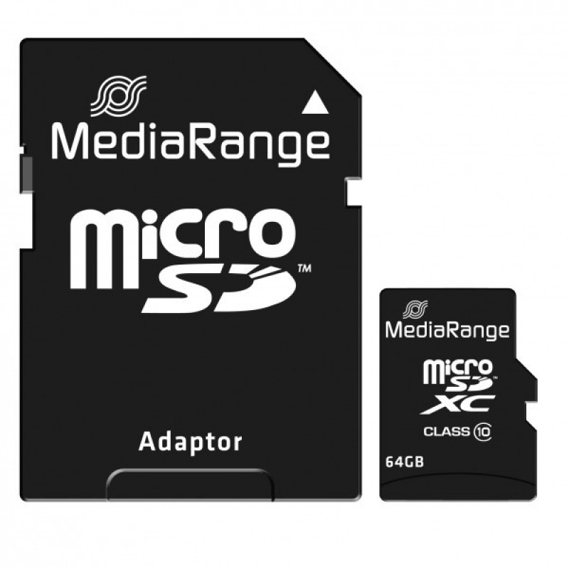 Cartão Mediarange Micro SD XC 64GB - Class 10 - 15mb/s 1