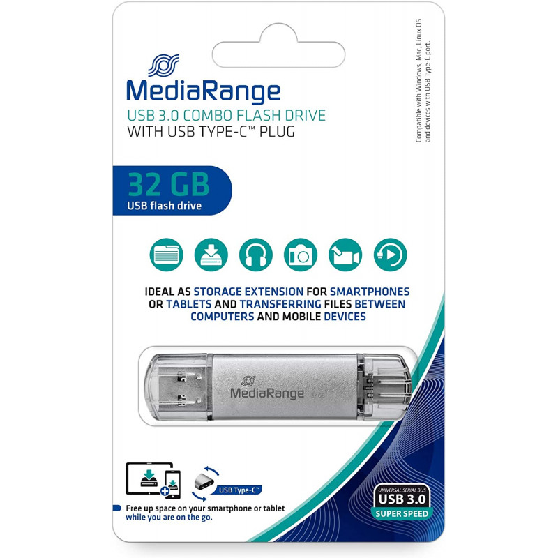 Pendrive Nano Flash Mediarange 32GB 1