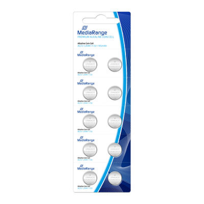 Pilhas Mediarange Alcalinas Coin Cell AG13 | LR44 - Pack 10 1