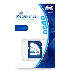 Cartão Mediarange SD HC 16GB - Class 10 - 45mb/s