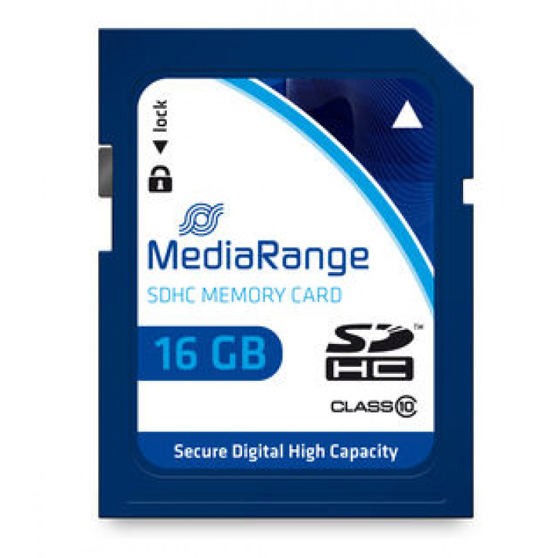 Cartão Mediarange SD HC 16GB - Class 10 - 45mb/s 2