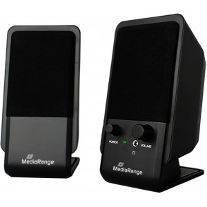Colunas Som 2.0 Mediarange 6W USB+Jack 3.5mm
