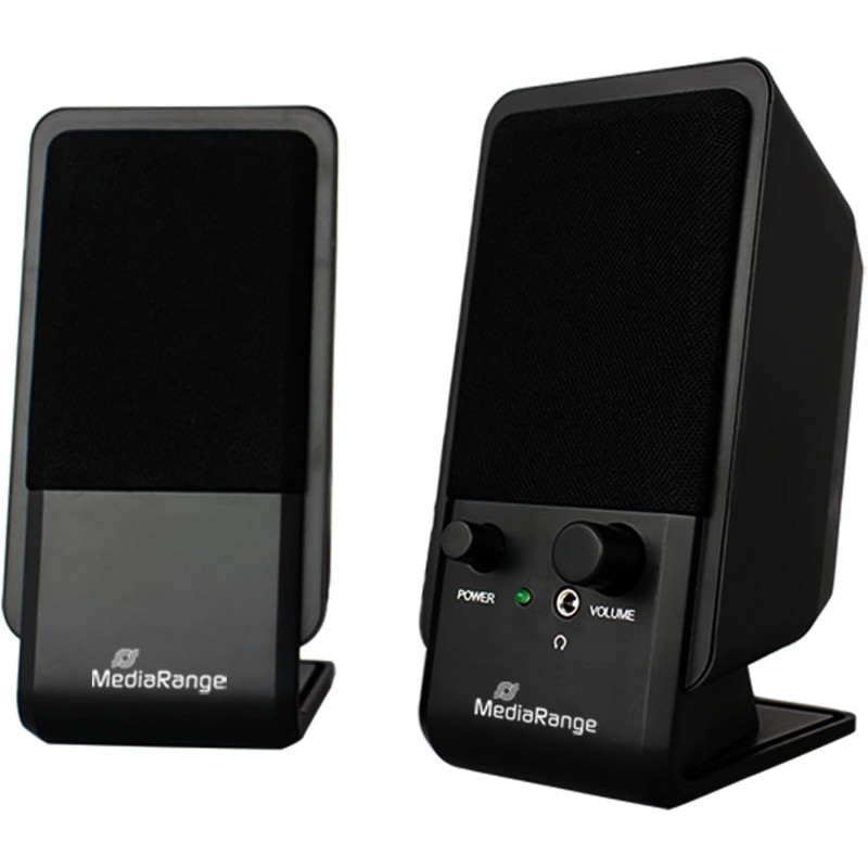 Colunas Som 2.0 Mediarange 6W USB+Jack 3.5mm 1