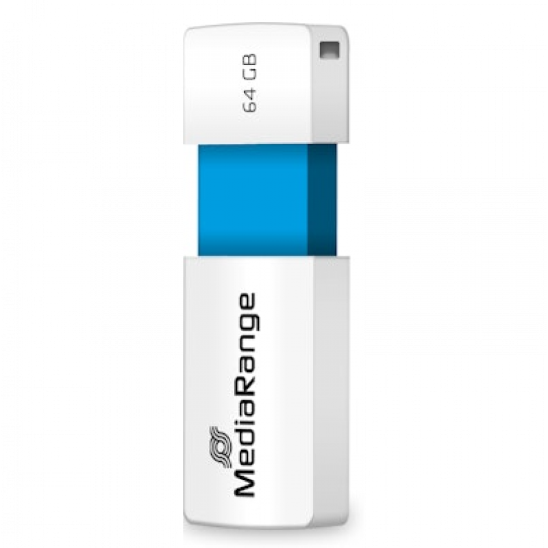 Mediarange Pendrive 64GB USB 2.0 Azul 1
