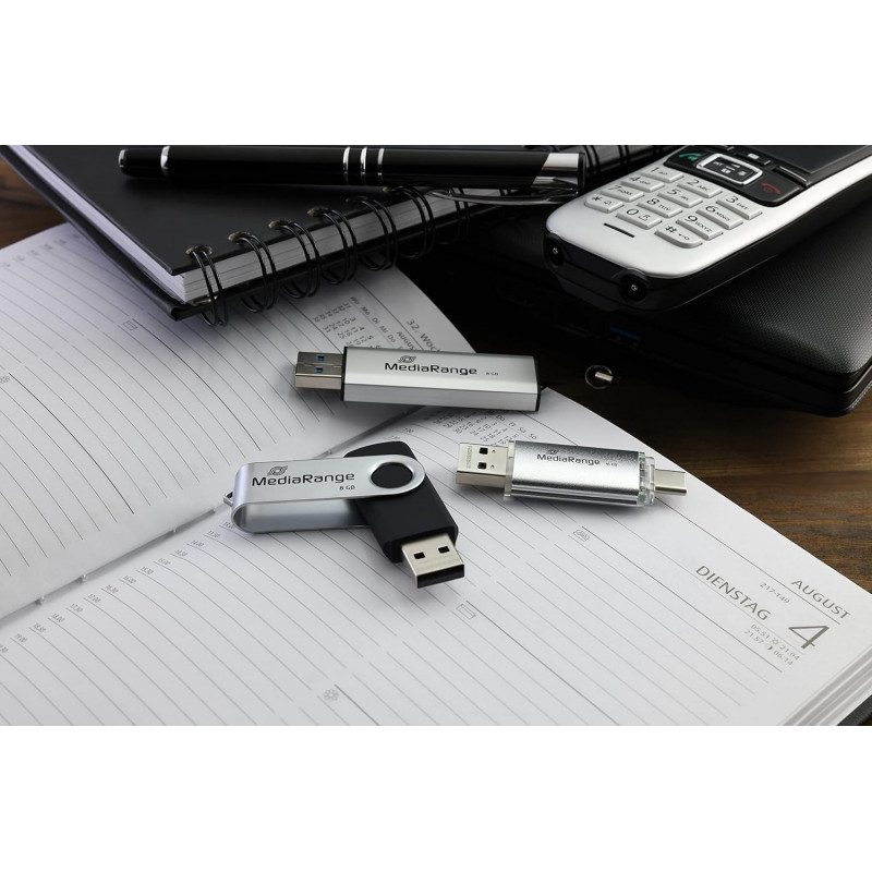 Pendrive MediaRange USB 3.0 / USB Type-C 128GB 4