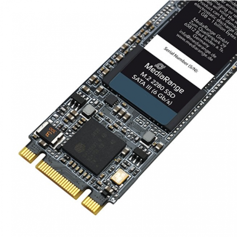 Disco SSD M.2 2280 Mediarange 512GB SATA 6 Gb/s TLC NAND 2