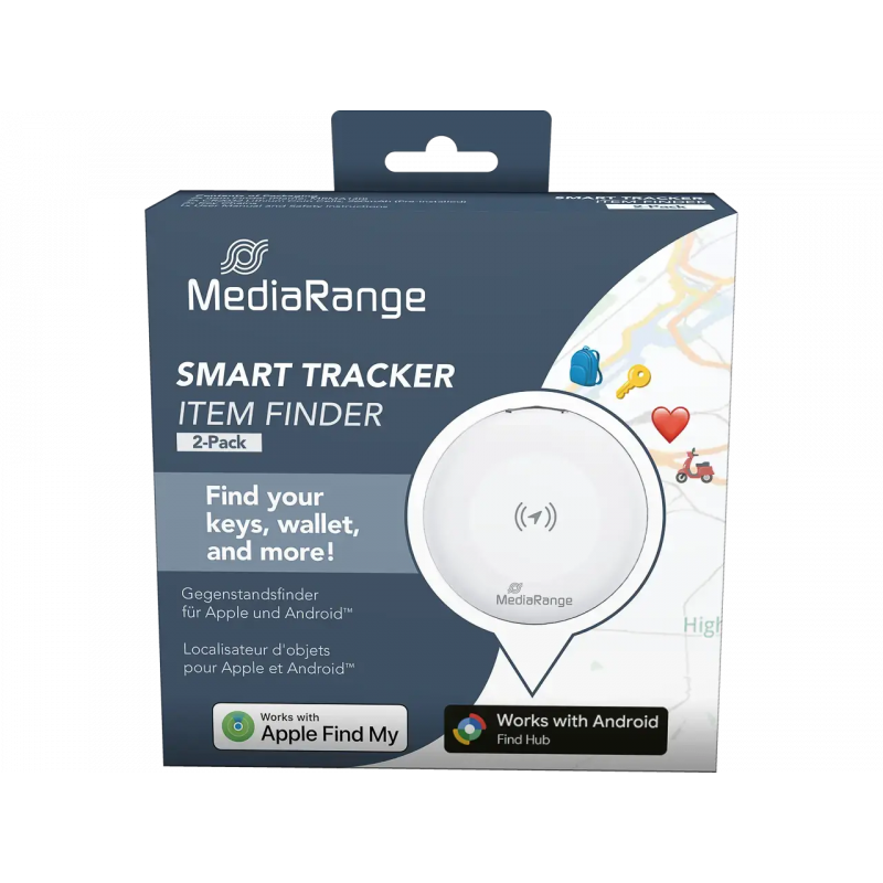Localizador MediaRange Smart Tracker para Apple & Android - Pack 2 unidades 4