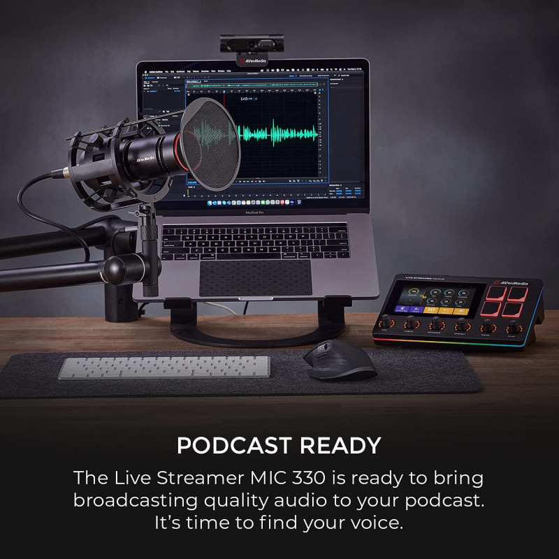 Microfone AVerMedia Live Streamer MIC 330 6