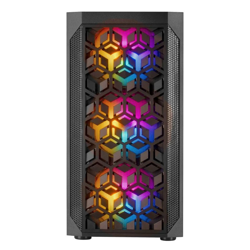 Caixa Micro ATX MARS GAMING MCMESH Preto 1