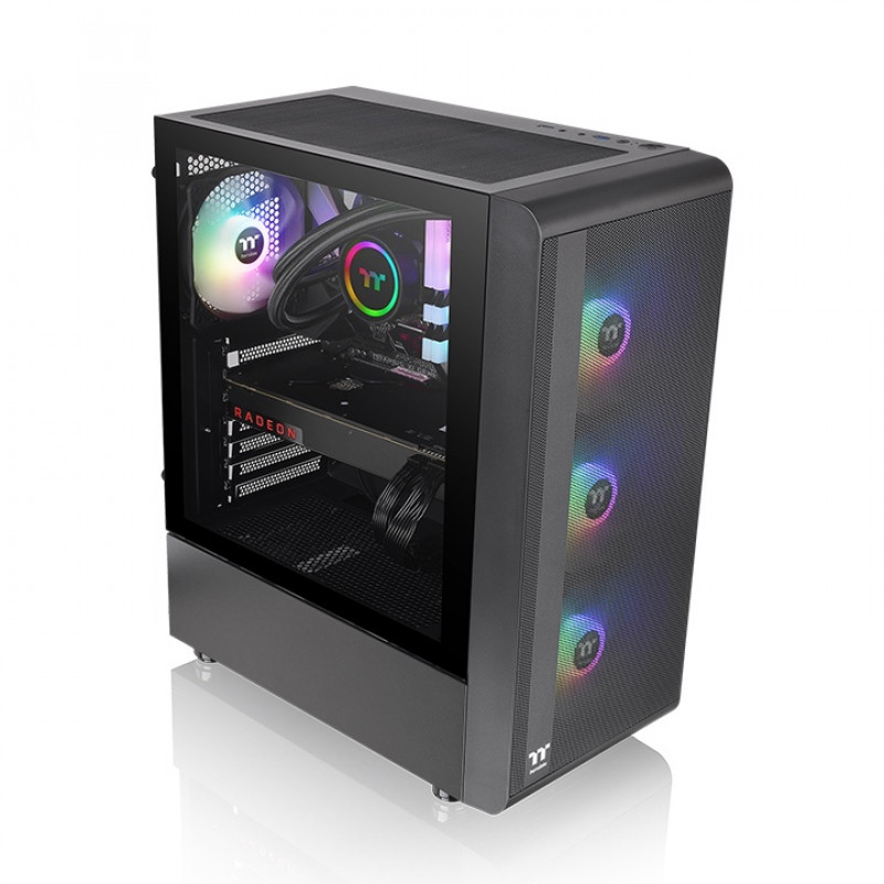 Caixa ATX THERMALTAKE S200 ARGB Preto 4