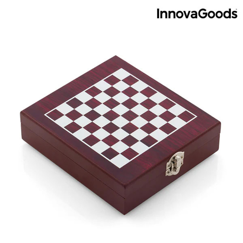 Conjunto de Acessórios para Vinho e Xadrez InnovaGoods 37 Peças 6