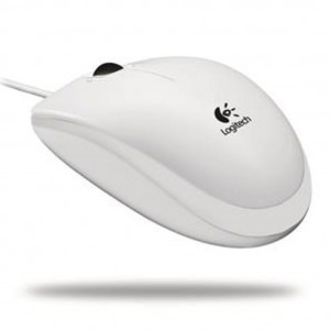 Rato Ótico Logitech B100 1000DPI Branco