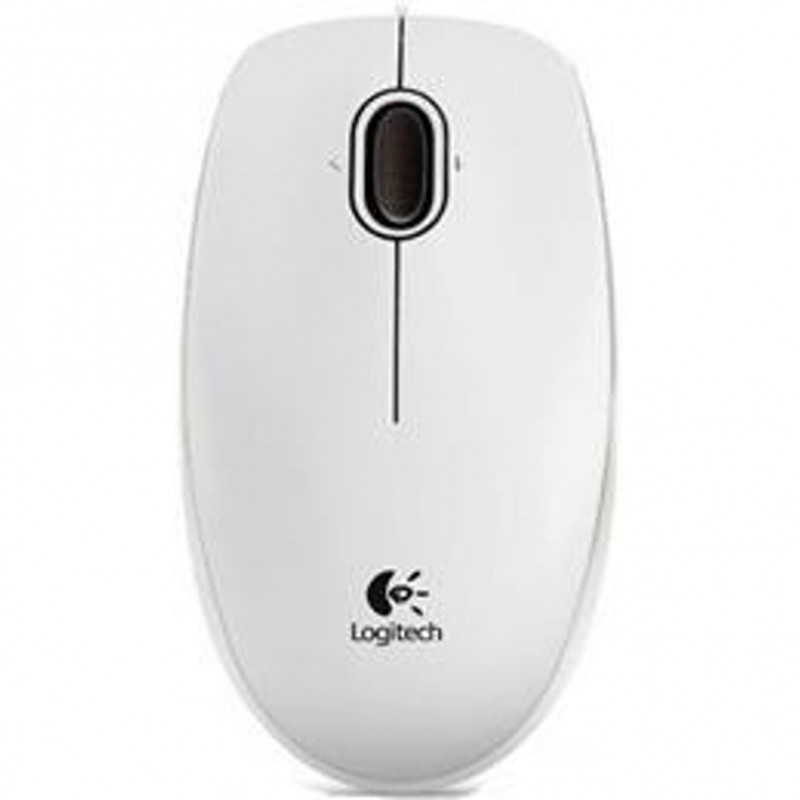 Rato Ótico Logitech B100 1000DPI Branco 2