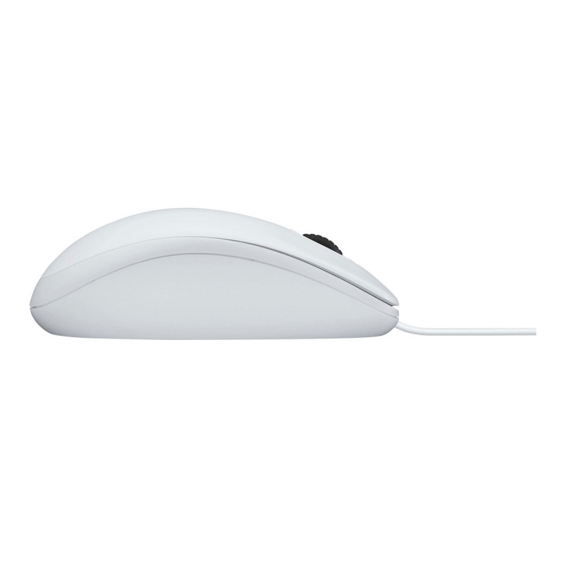 Rato Ótico Logitech B100 1000DPI Branco 3