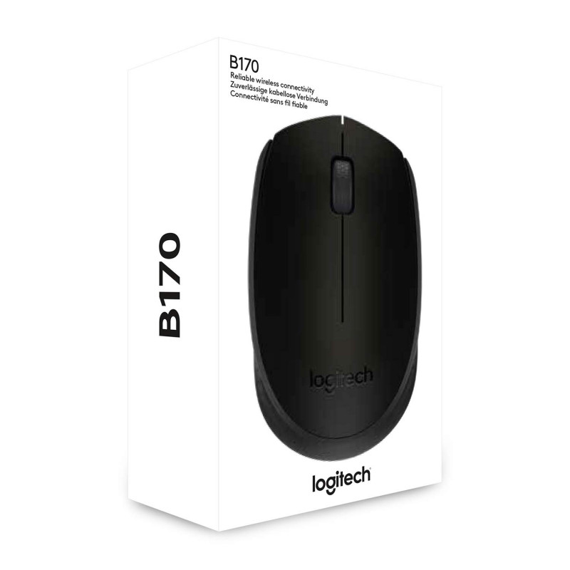 Rato Logitech sem fios B170 Preto 2