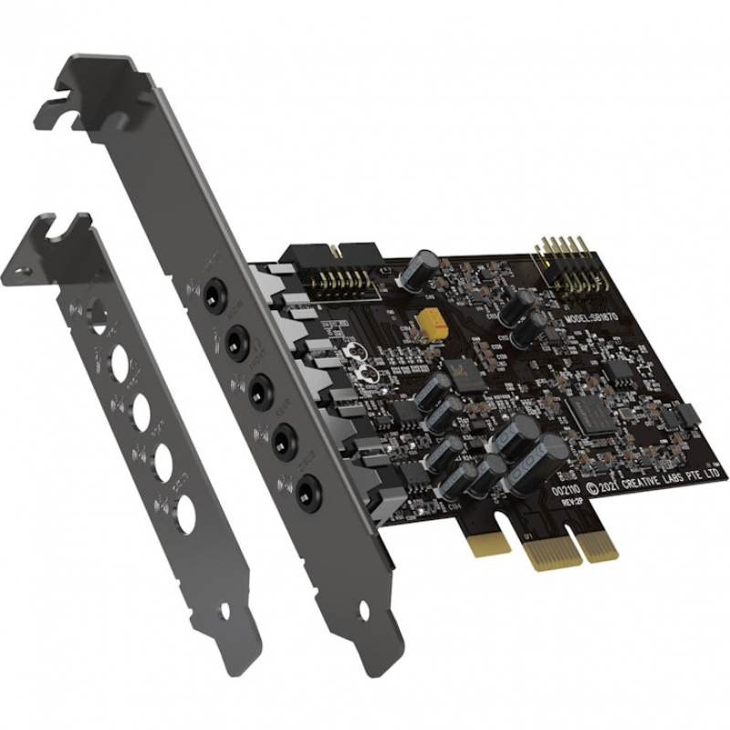 Placa de Som Creative Sound Blaster Audigy Fx v2 Som 5.1 PCI-E 2