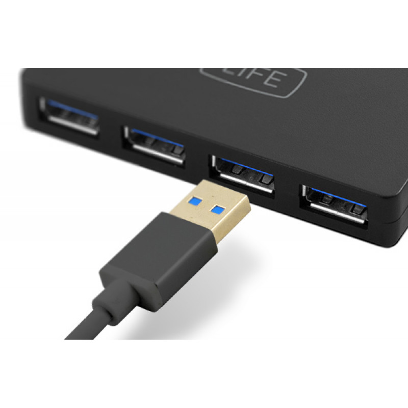 HUB 4 Portas USB 3.0 1Life usb:hub 4 3