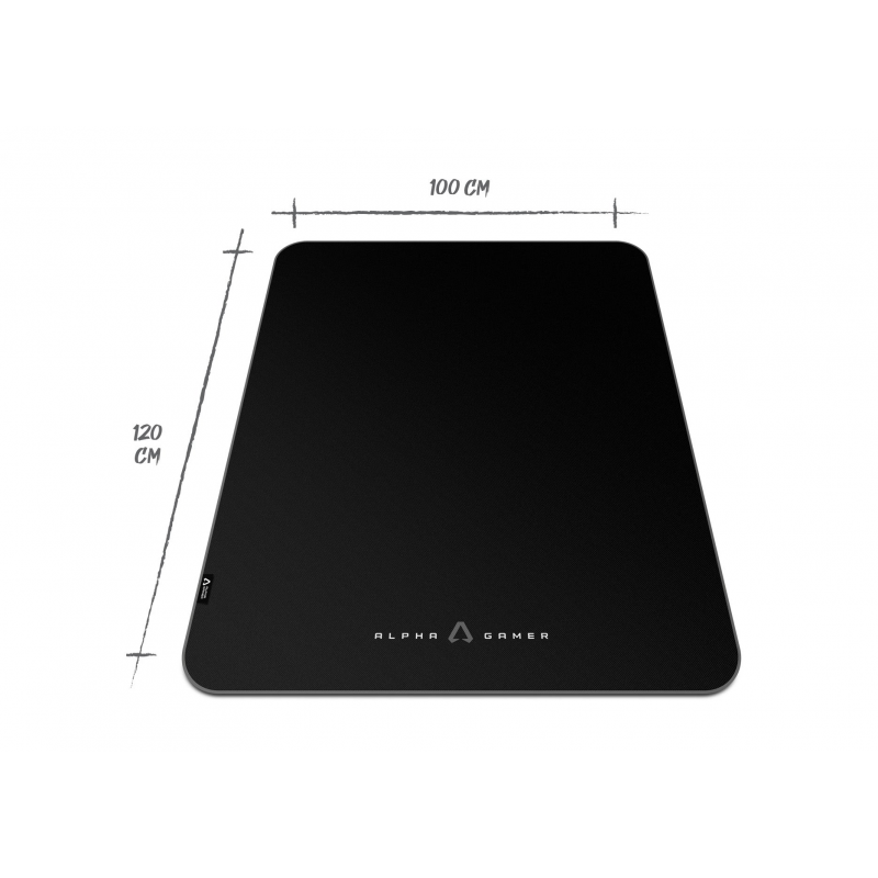 Tapete Cadeira Alpha Gamer Kadran Core Preto 3
