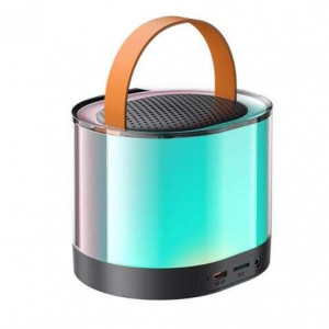 Coluna Portátil Karaoke Bluetooth Preta