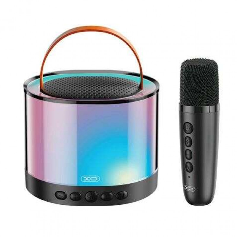 Coluna Portátil Karaoke Bluetooth Preta 3