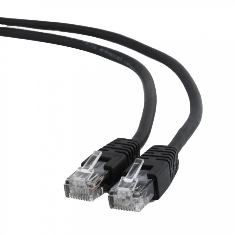 Cabo Rede 1 metros RJ45 cat6E UTP Gembird Preto 1
