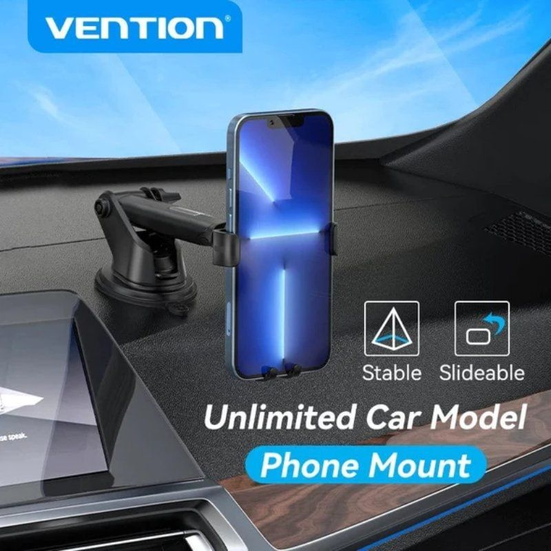 Suporte Telefone e Smartphone para Carro Vention Ventosa 4