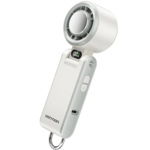 Ventilador de Mão Vention 8H Bateria - 13.000RPM Branco