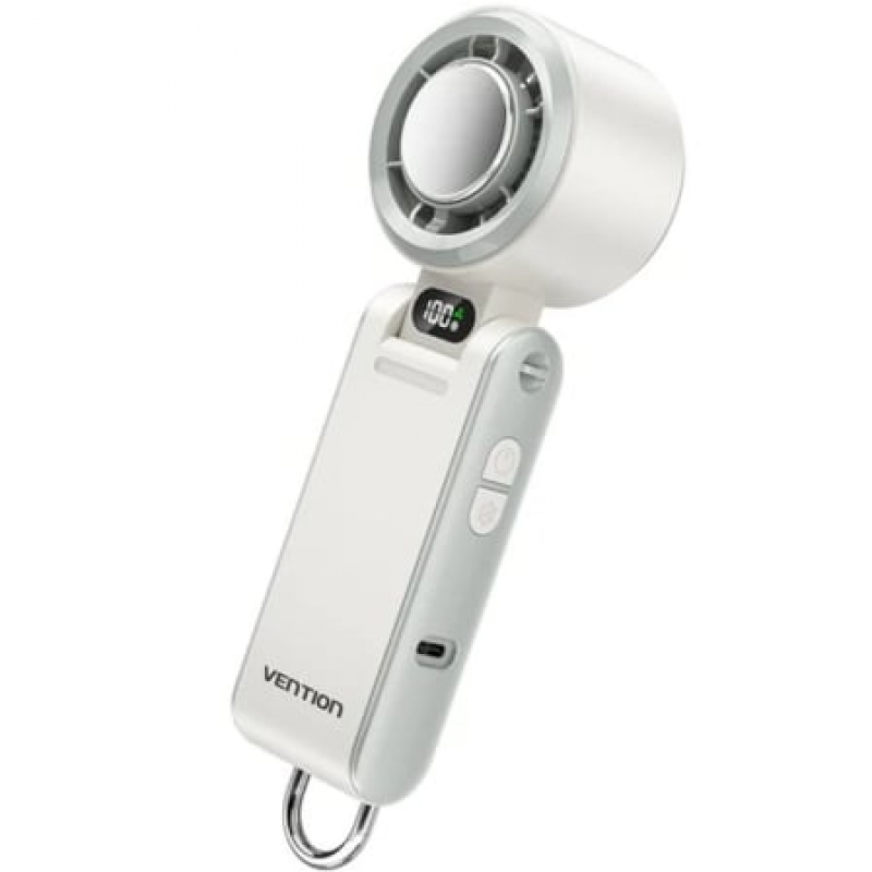 Ventilador de Mão Vention 8H Bateria - 13.000RPM Branco 1