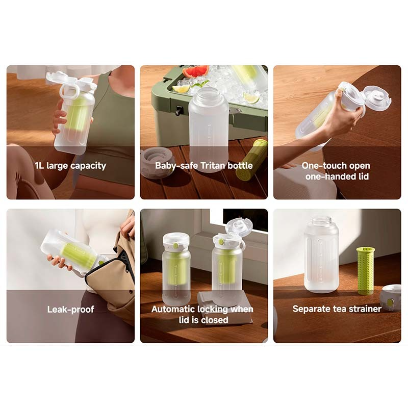 Garrafa Água Desportiva Xiaomi Sport Water Bottle 1L 6