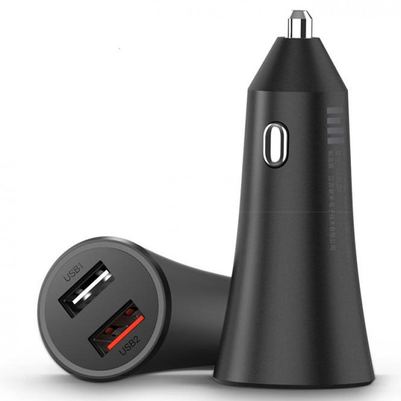 Carregador de Carro Dual USB Xiaomi Mi Car Charger Pro 37w 1