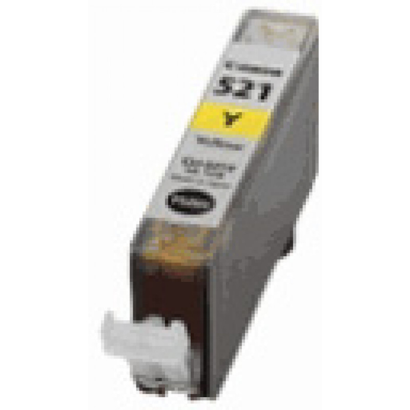 Tinteiro Canon Compatível CLI-521Y amarelo 1