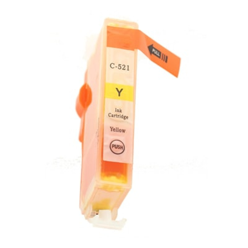 Tinteiro Canon Compatível CLI-521Y amarelo 2