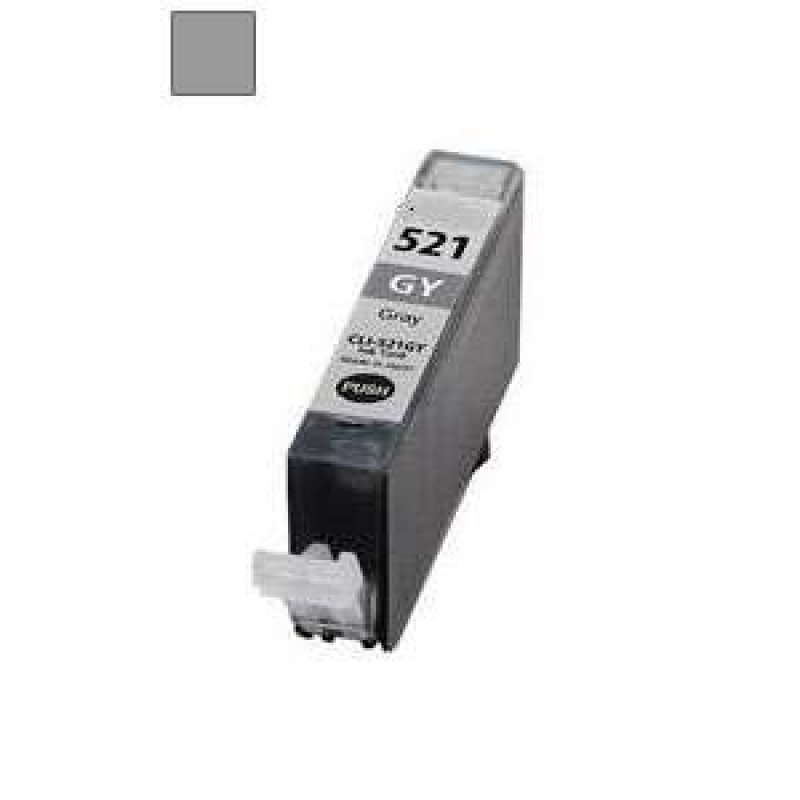 Tinteiro Canon Compatível CLI-521GY (CINZA) 1