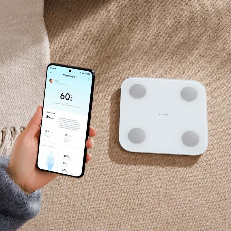 Balança Inteligente Xiaomi Mi Body Composition Scale S400 3