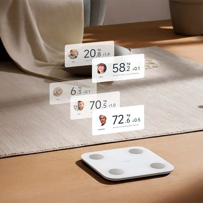 Balança Inteligente Xiaomi Mi Body Composition Scale S400 5