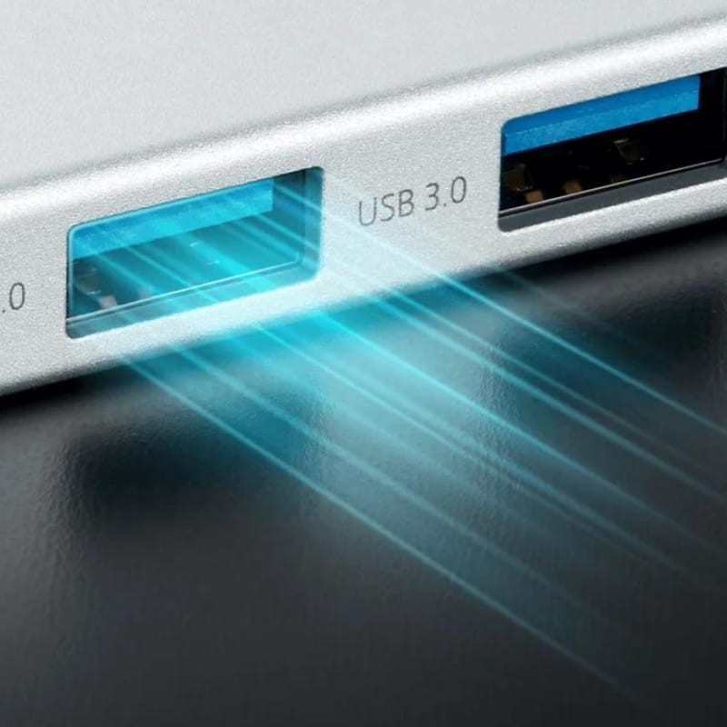 Xiaomi 5 em 1 Hub USB-C com 3x USB-A 3.0, 1x USB-C Carga Rápida até 100W, 1x HDMI - Alumínio 2