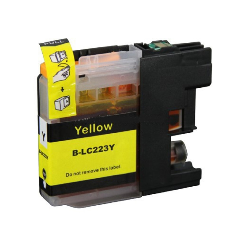 Tinteiro Brother Compatível LC221 / LC223 XL Amarelo 1