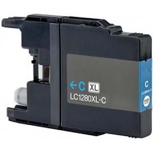 Tinteiro Brother Compatível LC1280C XL azul