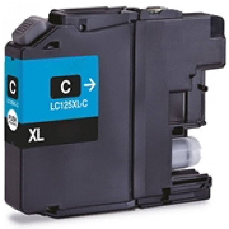 Tinteiro Brother Compatível LC125XL azul 2