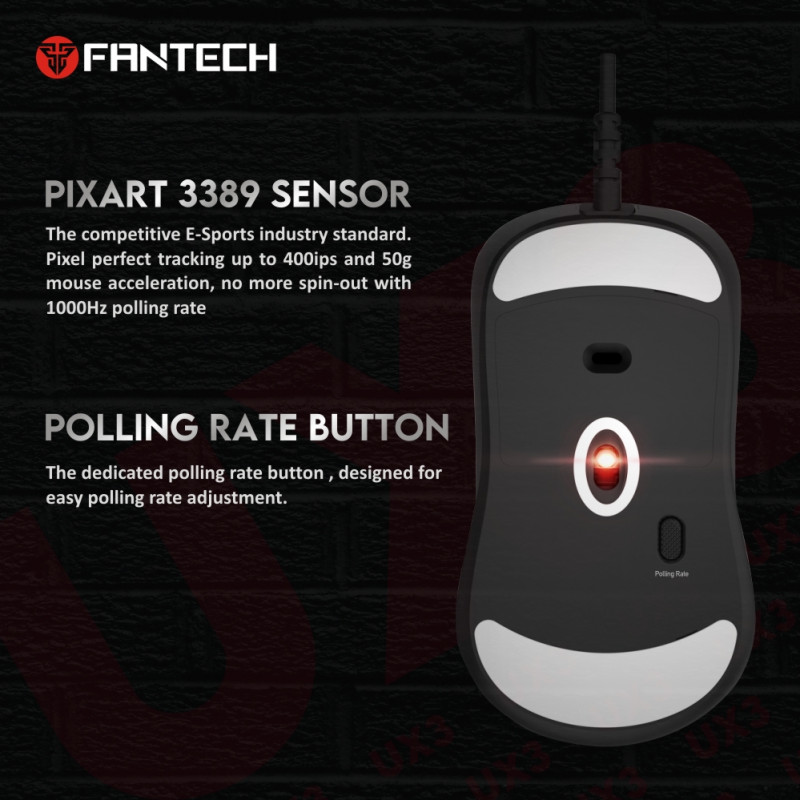 Rato Fantech Helios UX3 16.000dpi Preto 3