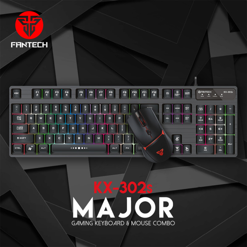 Teclado + Rato Fantech Major KX-302s (PT) 2