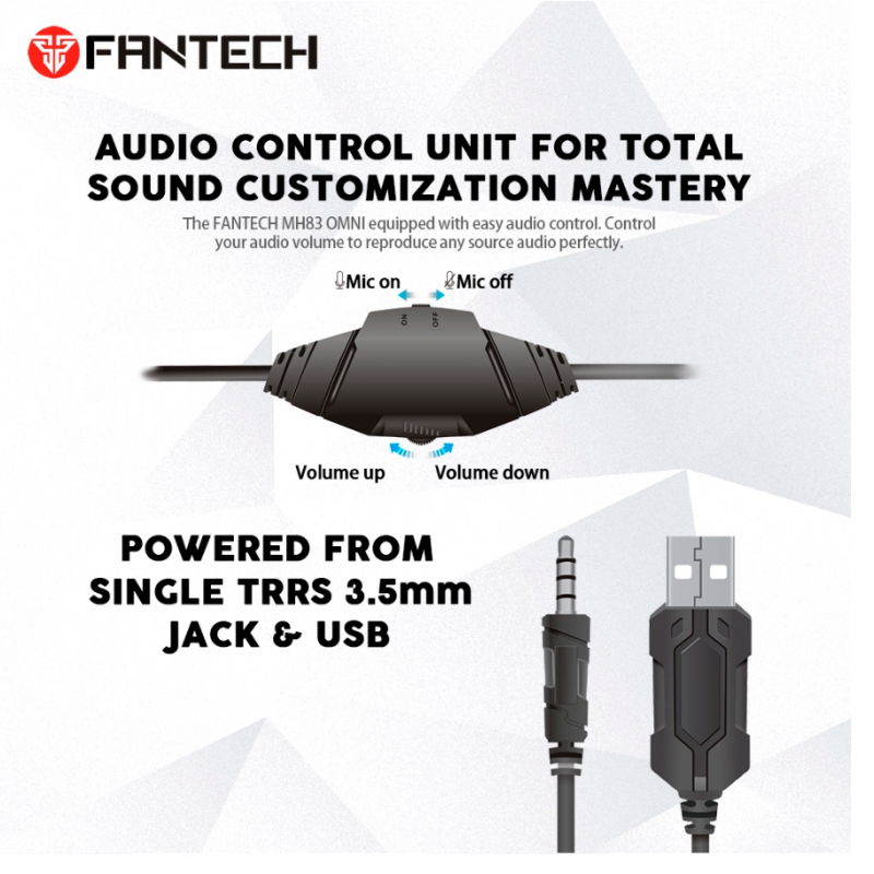 Auscultador Fantech OMNI MH83 7.1 Multi-Plataforma RGB 3