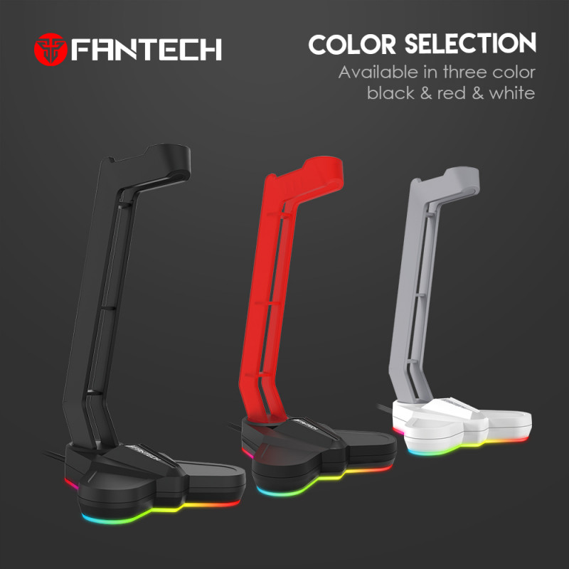 Suporte Fantech Para Headset Tower AC3001S RGB Vermelho 2