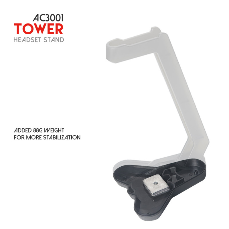Suporte Fantech Para Headset Tower AC3001 Vermelho 4