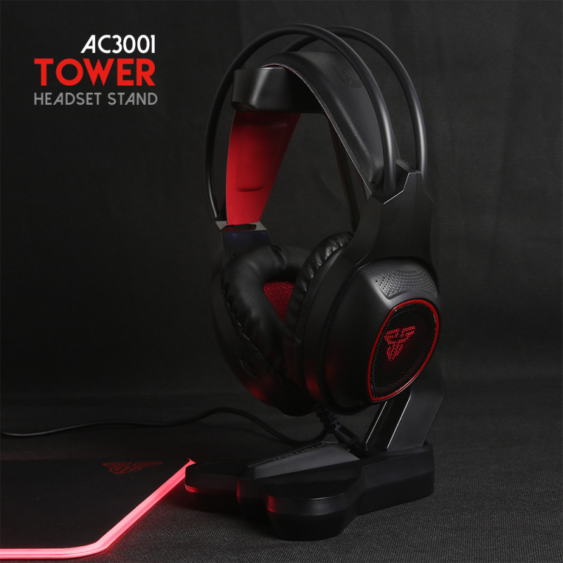 Suporte Fantech Para Headset Tower AC3001 Vermelho 5
