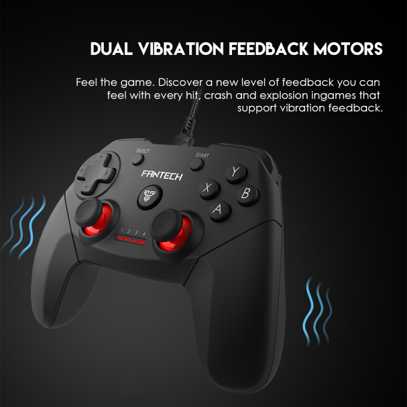 Gamepad Fantech Revolver GP12 - PC / PS3 4